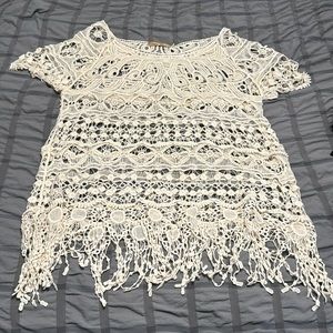 Crochet style top